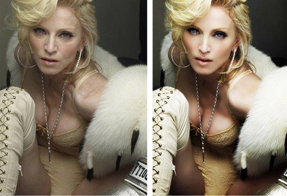 Madonna (56 at the time of this article, amazing really) always seems to look great in her picture